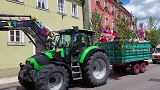 Wiesenfest Kirchenlamitz Montag Umzug Traktor1 [upl. by Marchal644]