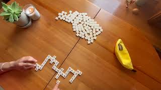 Relaxing Bananagrams by Myself ASMR [upl. by Yalc143]