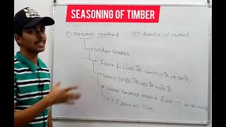 seasoning of Timber in hindimethod of Timber seasoning in hindi [upl. by Gadmon]