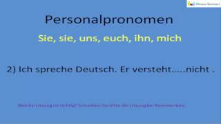 Personalpronomen  Fragen und Antworten 2 [upl. by Otreblide]