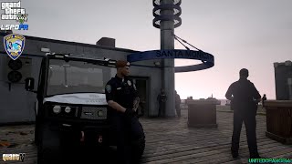 GTA V  LSPDFR 049🚔  DPPDSMPD  Beach Patrol  Person with A Weapon  Shootout in Public  4K [upl. by Itnuahsa]