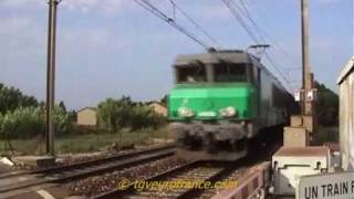 Vidéo dune locomotive CC 6500 en livrée FRET SNCF [upl. by Afra]