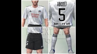 Kits PES 6  ColoColo do Chile 2021 Tutorial [upl. by Sardse]