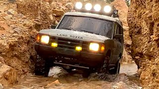 110 Scale RC  Land Rover DiscoveryGmade GS02F Chassis Offroad Driving [upl. by Anaujahs420]