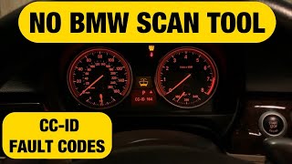 How To Read BMW Fault Codes Without A Code Reader  E90 335i [upl. by Gnol]