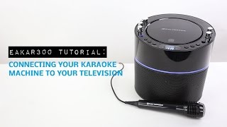 How to connect your Karaoke Machine to a TV  Electrohome EAKAR300 [upl. by Nannaihr]