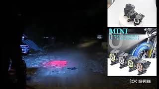 Pair of Mini Motorcycle LED Headlights 30W Moto U7 Spotlight [upl. by Ollayos]