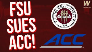 FSU SUES ACC 🚨 Lawsuit against ACC GOR  FSU Football  Warchant TV FSU [upl. by Yllil]