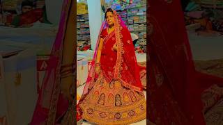 New bride ghaghra 2024 embroidery fashionstyles newsilksaree fashiontrends sareefashion pune [upl. by Lorita189]