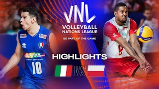 🇮🇹 ITA vs 🇵🇱 POL  Highlights Week 2  Mens VNL 2023 [upl. by Oicnoel]