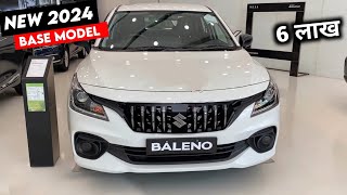 Maruti Baleno 2024 New Model  Baleno Base Model 2024  Price Specification Full Details Review [upl. by Ardnala]