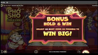 Mega Win BetOnline Pho Sho Slot [upl. by Treblig196]