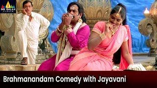 Brahmanandam Comedy with Jayavani  Yamadonga Telugu Movie Scenes  JrNTR MS Narayana Mohan Babu [upl. by Allister]