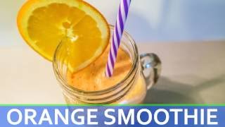 NATURAL WEIGHT LOSS ORANGE SMOOTHIE│7G of FIBER│Homemade recipes│Pomarančové smoothie [upl. by Ycnaf495]