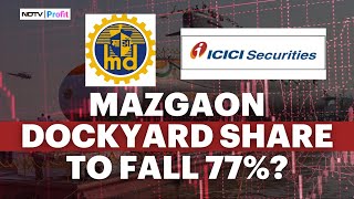 Sharp Fall In Mazagon Dock Share Price Expected  Watch What Brokerages amp Experts Have To Say [upl. by Yecac]