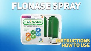 Flonase Nasal Spray how to use How and when to take it Who cant take Flonase [upl. by Lednor]