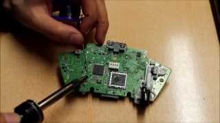 XBOX360 Controller disassembly and analog replacement  repair [upl. by Joycelin]