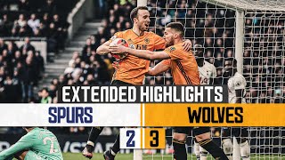 JIMENEZ COMPLETES THE TURNAROUND  Tottenham Hotspur 23 Wolves  Extended highlights [upl. by Arreik11]