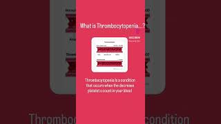 what is Thrombocytopenia [upl. by Ynnattirb593]