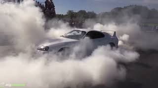 Toyota Supra Turbo Sounds from Hell Compilation Crazy Flames [upl. by Lodhia]