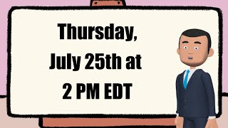 IMPORTANT OP360 🟡 Thursday July 25th at 200 PM EDT [upl. by Thury]