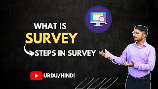 What is Survey and Step in Survey Urdu  Hindi [upl. by Lehman]