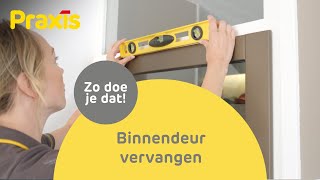 Zo vervang je een binnendeur  Stappenplan Praxis [upl. by Pirbhai]