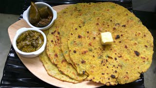 Monsoon Special Missi Roti Besan ki Roti [upl. by Nueovas]