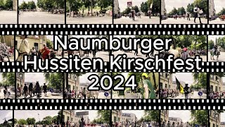 Umzug zum Naumburger Hussiten Kirschfest 2024 [upl. by Lynsey]