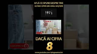 ULTIMA CIFRA DIN ANUL NASTERII TALE ESTE 8 Afla Ce Spune Despre Tine shorts  shortsfeed [upl. by Nalced]