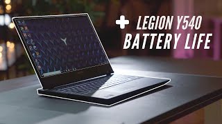 Boost Battery Life of Gaming Laptops  Legion Y540 [upl. by Novat373]