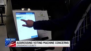 Testing voting machines in Craighead County [upl. by Viehmann135]