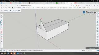 Roof creation Plan B SketchUp online [upl. by Guevara785]