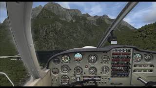 Milford Sound NZ Landing on rwy 29 [upl. by Yadseut]