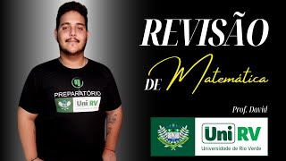 Revisão de MATEMÁTICA para medicina da UniRV [upl. by Nitaj699]