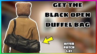 New Way How To Get The Black Open Duffel Bag Put It On ANY Outfit GTA Online [upl. by Namaan289]