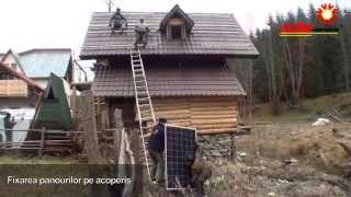 Instalare sistem off grid cu panouri fotovoltaice IDELLA in Prahova Cheia [upl. by Tamera]