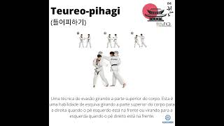 Movimentos Taekwondo  Teureo pihagi taekwondo taekwondomartialarts taekwondofamily [upl. by Lumpkin905]