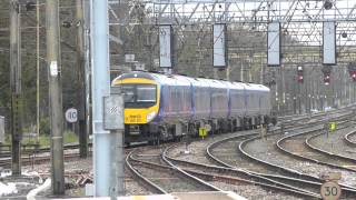 Double TransPennine Express Class 185 arrives at Preston 13414 [upl. by Fredericka]