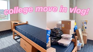 COLLEGE DORM MOVE IN VLOG 2021 [upl. by Aprilette549]