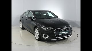 AUDI A3 30 TFSI Sport 4dr S Tronic 2020Lloyd Motors [upl. by Eugirne]