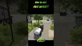 FS25 Tips How to get Free Water [upl. by Mairam]