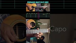 Ennadi Mayavi Nee 💖 Gorgeous song 🎸Guitar Tabs [upl. by Nicole892]