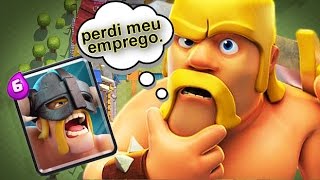 CLASH ROYALE BARBAROS DE ELITE A CARTA MAIS APELONA DO JOGO [upl. by Breh120]