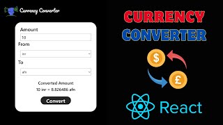 Currency Converter In React JS [upl. by Ydnac]