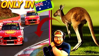 American Reacts to Kangaroos VS Bathurst Racecars [upl. by Arria]