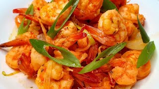 GAMBAS AL AJILLO  Quick and Easy Shrimp Gambas al ajillo recipe  SHRIMP RECIPE [upl. by Tabib960]