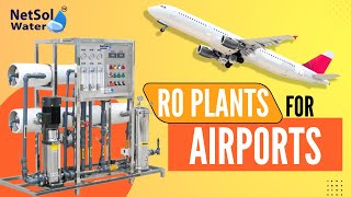 RO Plant for Airports Reverse Osmosis with Water Dispenser amp Chiller [upl. by Annasor]