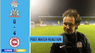 REACTION  Glenavon 04 Larne 300923 [upl. by Malim693]