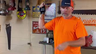 28 inch STIHL Light Chainsaw bar weight vs 28 TsMura Light Bar [upl. by Naitsirhc]